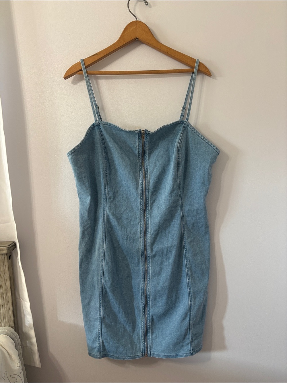 Forever 21 Light Blue Denim Mini Dress